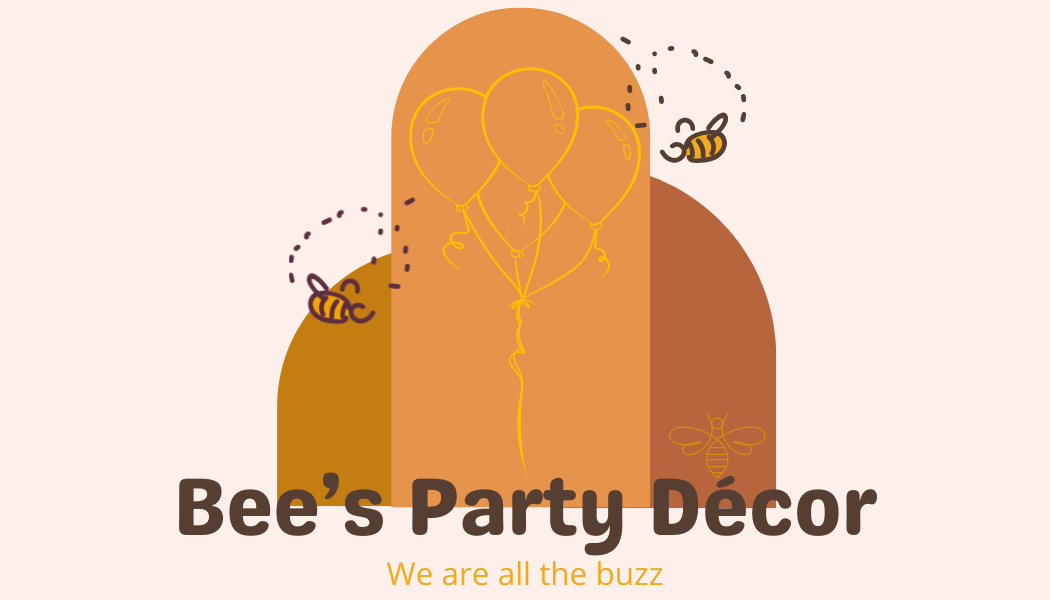 Bee's Party Decor — balloons illustration